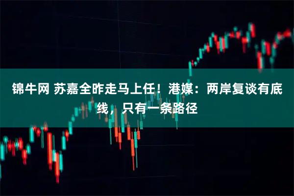 锦牛网 苏嘉全昨走马上任！港媒：两岸复谈有底线，只有一条路径