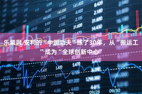 乐蒙网 安利的“中国功夫”练了30年，从“搬运工”成为“全球创新中心”